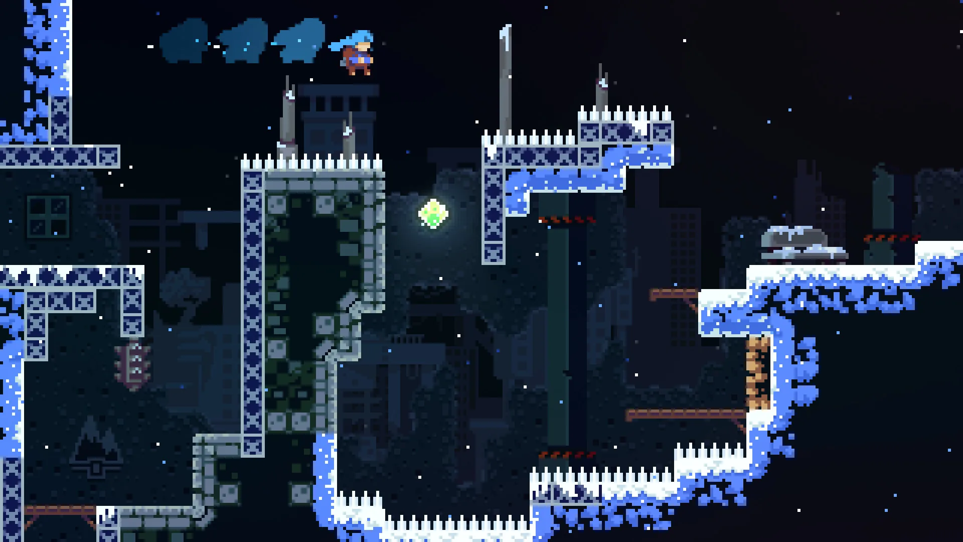 Celeste, a tightly-tuned 2D platformer