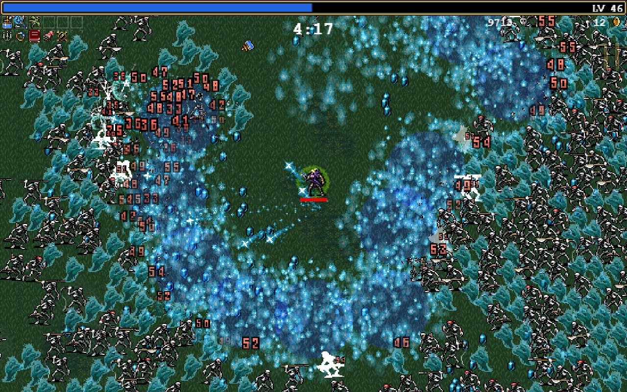 Vampire Survivors, a fast-built 2D horde survivor